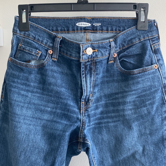 Old Navy Boyfriend Mid Rise Jeans Size 0 - Picture 1 of 5